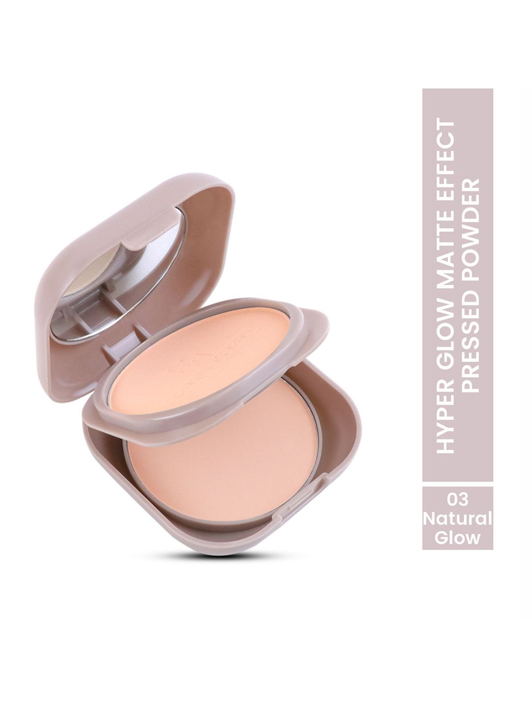 Half N Half Hyper Glow Matte Effect Pressed Powder with Vitamin C - Natural Glow 03-picture-44