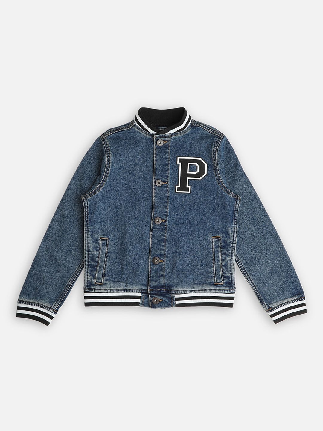 Pepe Jeans Boys Typography Printed Cotton Denim Jacket-picture-35