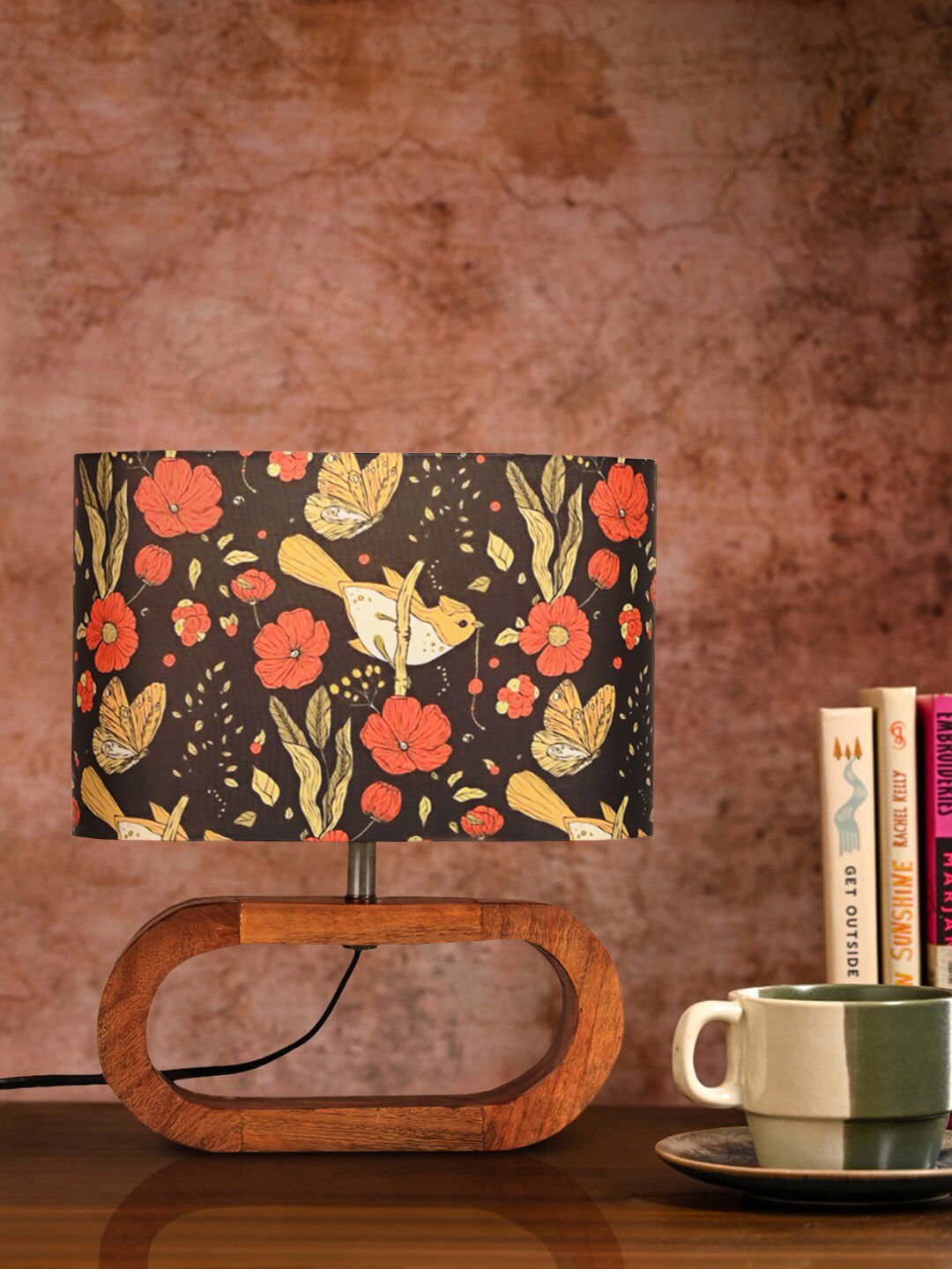 green girgit Black & Red Printed Table Lamps-picture-19