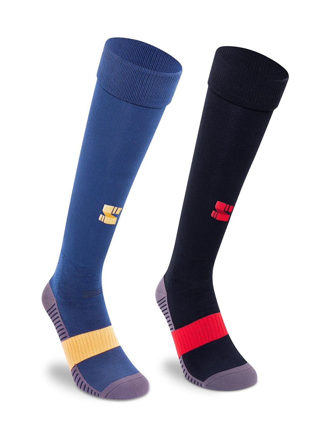 Supersox Kids Pack Of 2 Patterned Cotton Breathable Above Knee-Length Socks-image-34
