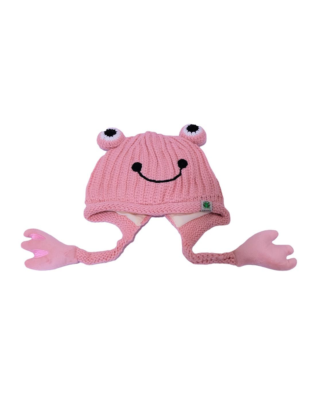 TIPY TIPY TAP Kids Self Design Woollen Beanie-image-6
