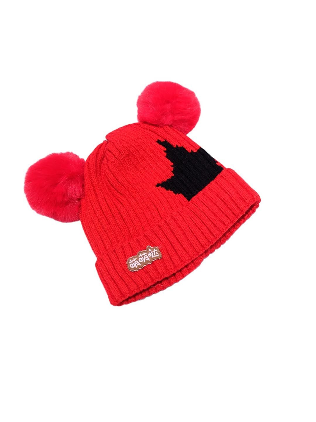 TIPY TIPY TAP Kids Self Design Woollen Beanie-image-26