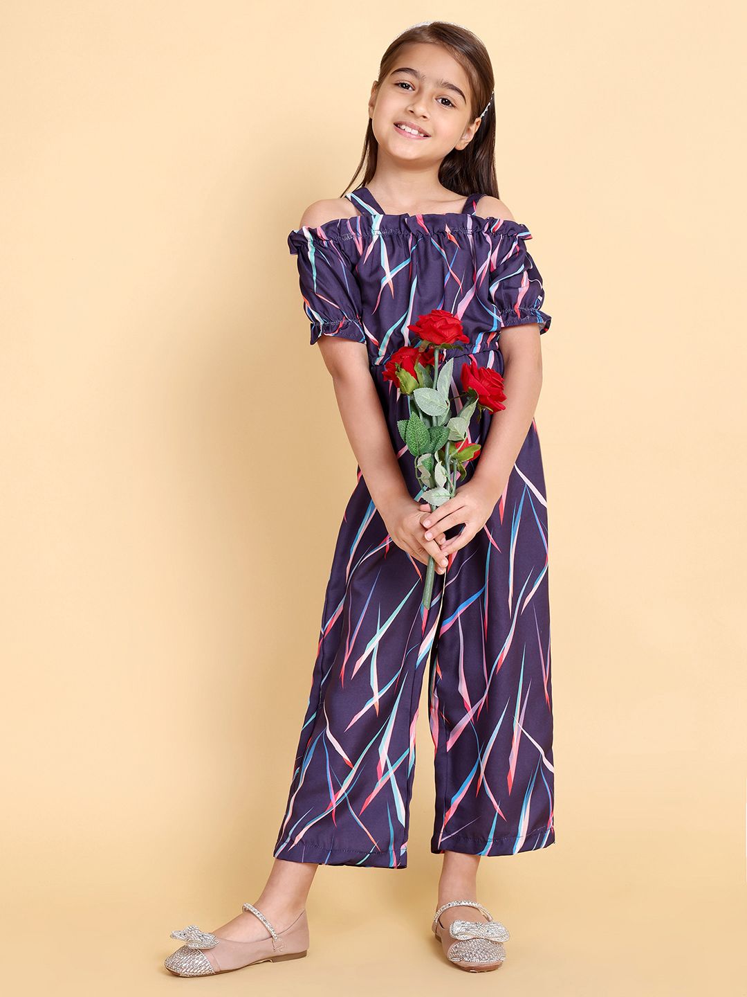 HERE&NOW Girls Printed Basic Jumpsuit-picture-25