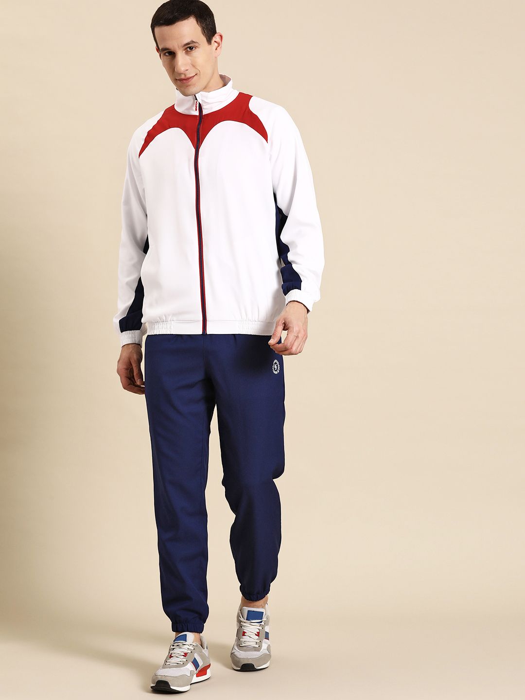 United Colors of Benetton Mock Neck Front Zipper Tracksuit-image-39