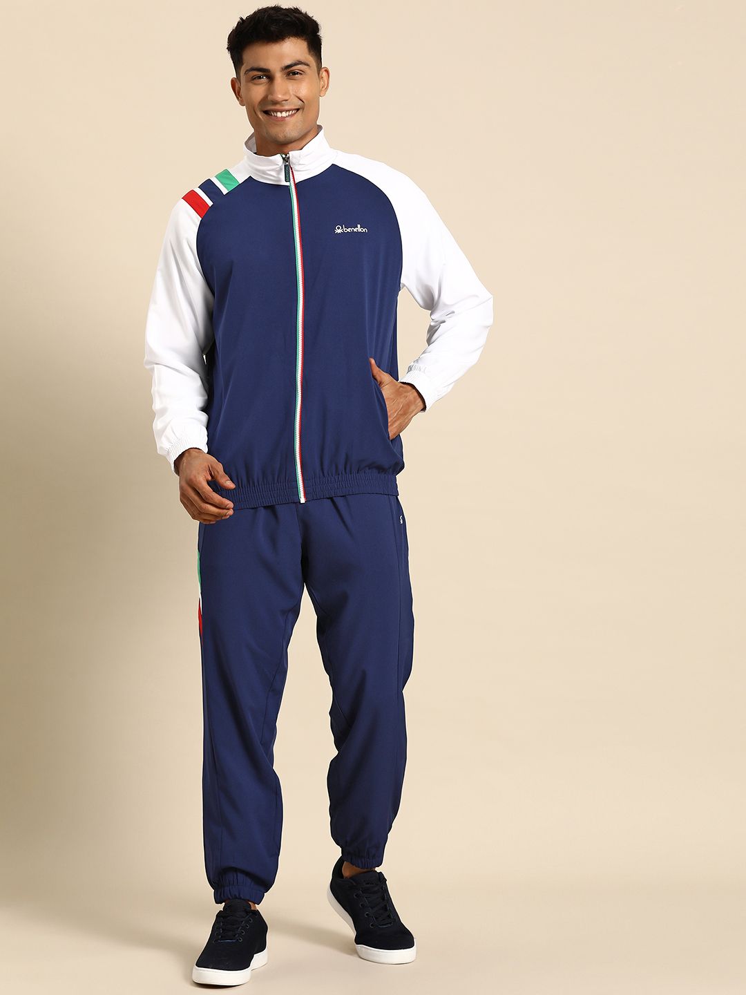United Colors of Benetton Men Solid Tracksuit-picture-21