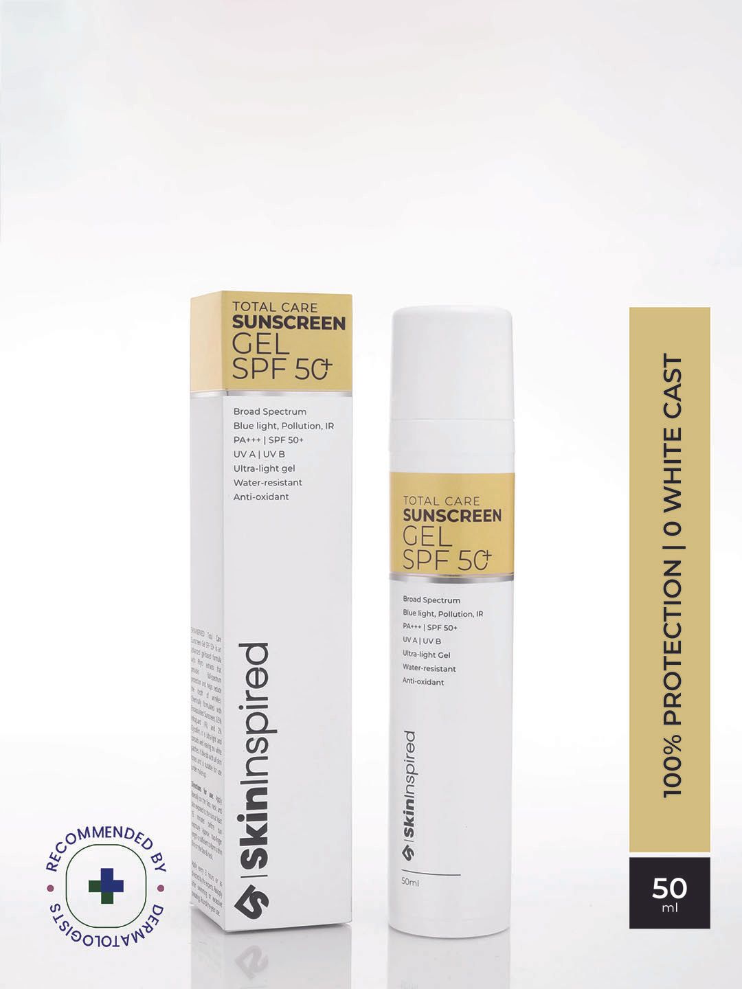 SkinInspired Total Care Gel Sunscreen With SPF 50+ & PA+++ - 50ml-image-35