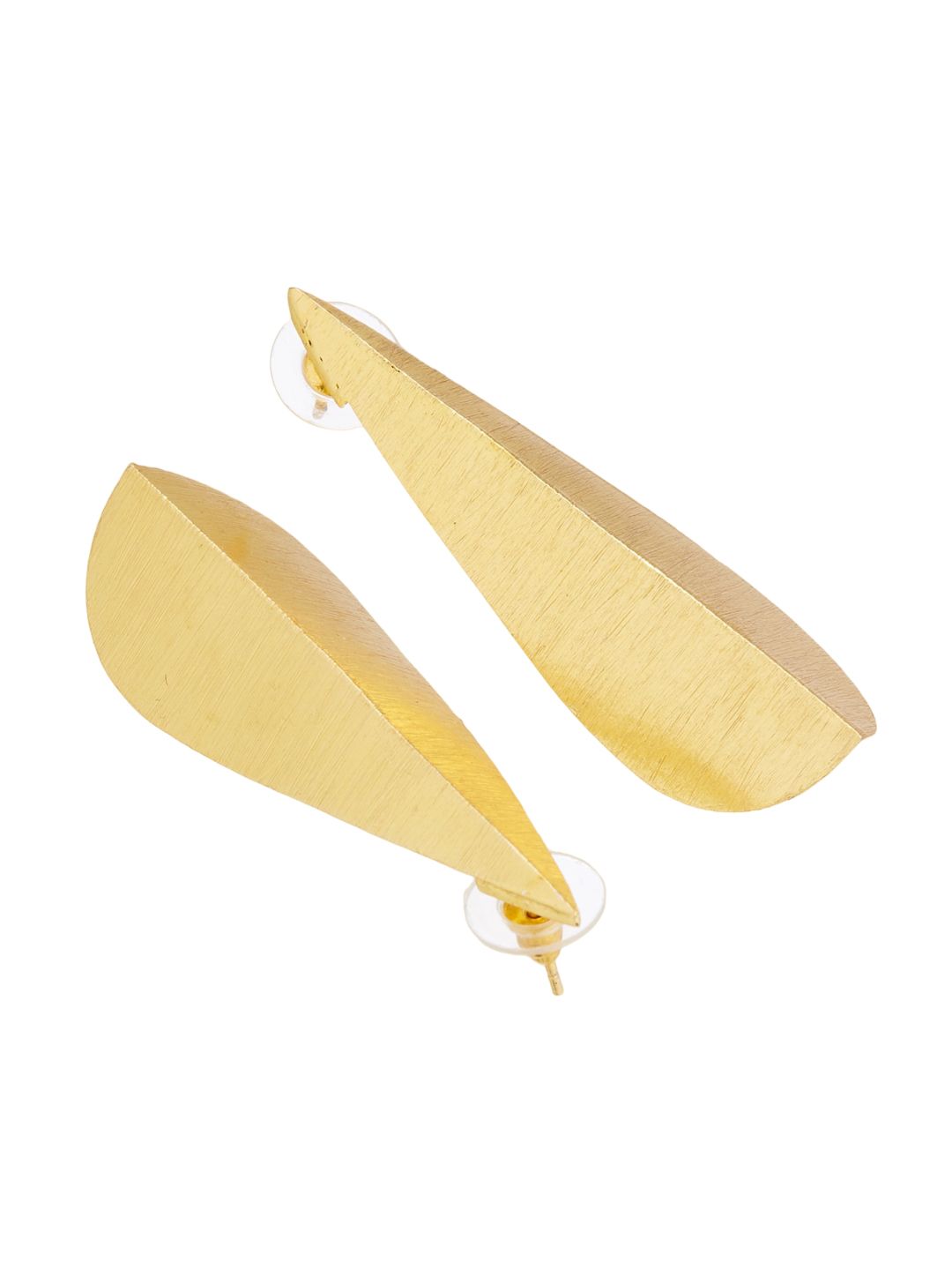 ATIBELLE Set Of 2 Gold-Plated Brass Drop Earrings