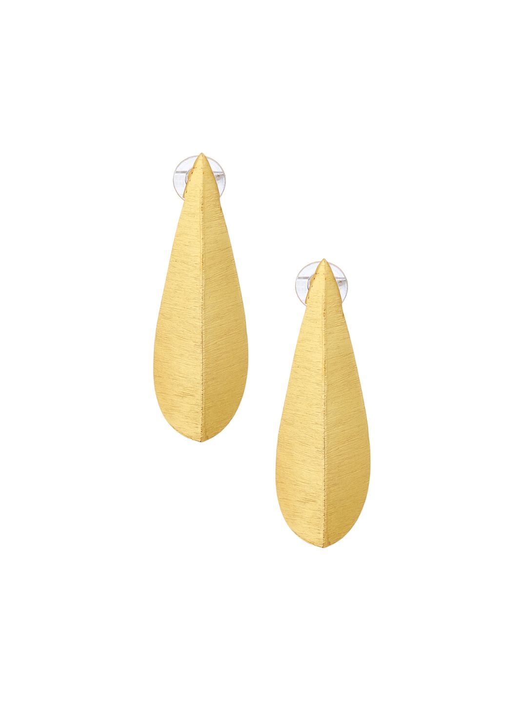 ATIBELLE Set Of 2 Gold-Plated Brass Drop Earrings