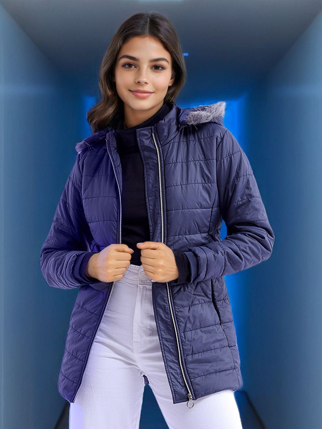 Freehand by The Indian Garage Co Hooded Parka Jacket