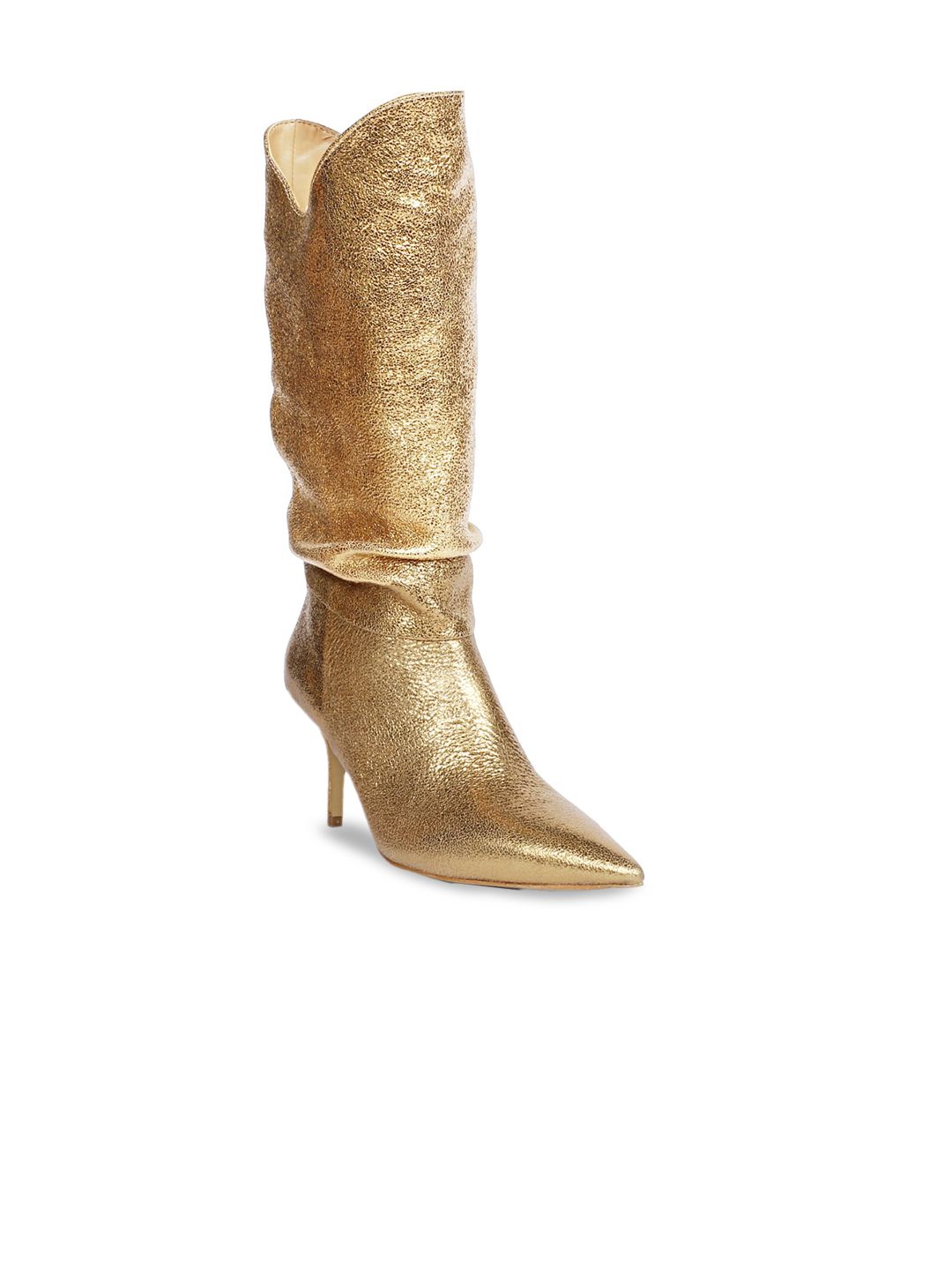 Saint G Pointed Toe Calf Length Slouchy Boots-image-33