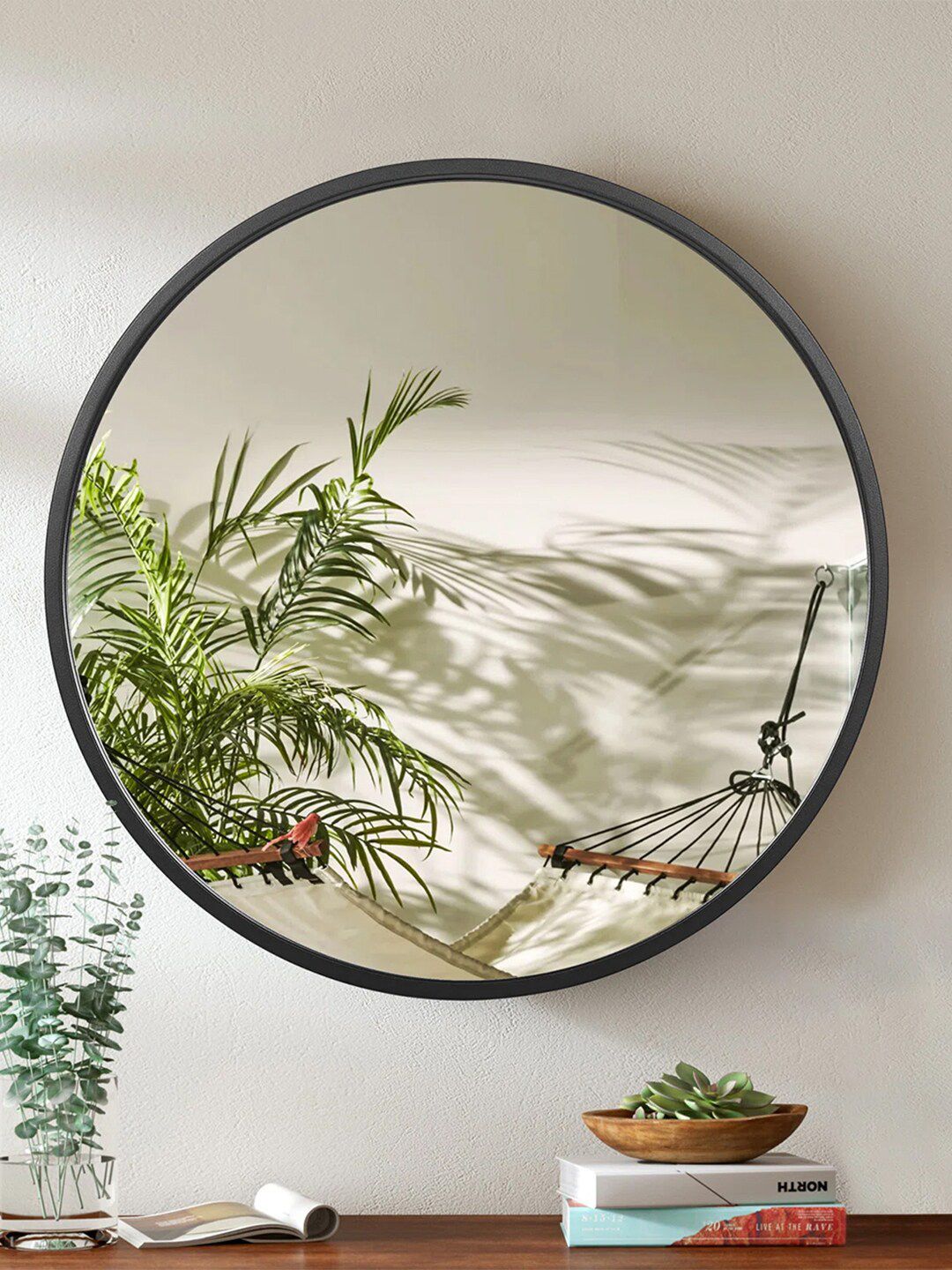 Art Street Black Framed Make-Up Wall Mirror-image-42