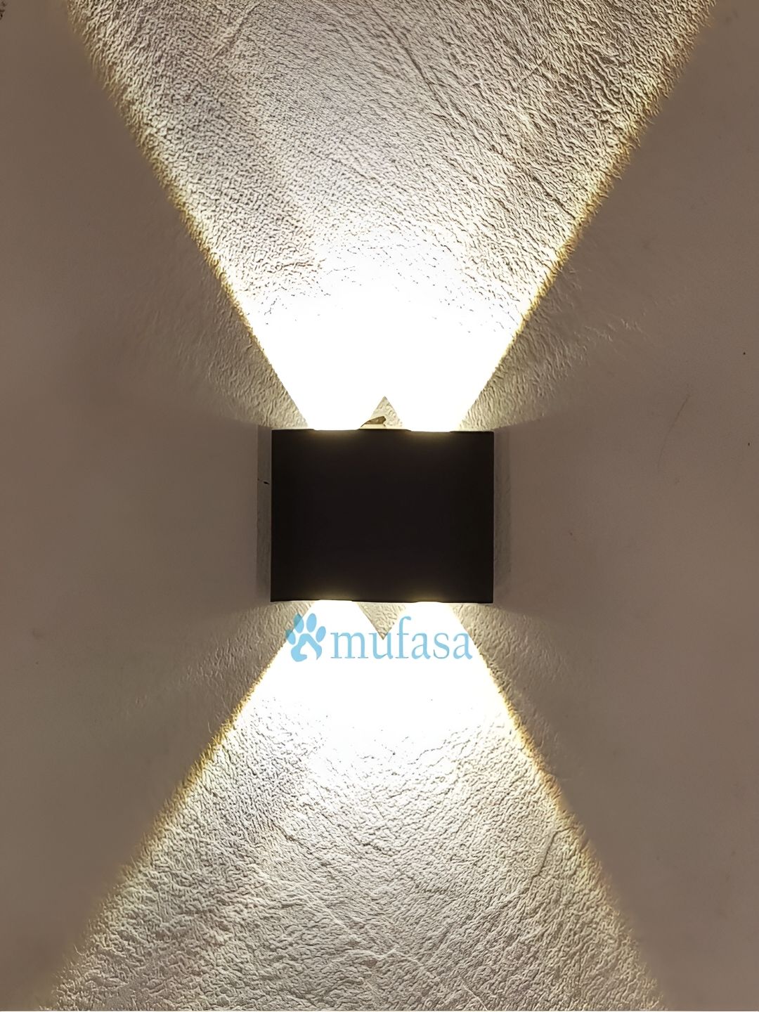 Mufasa Black 6 Watts 6 Ray Up Down LED Outdoor Lamp-image-27