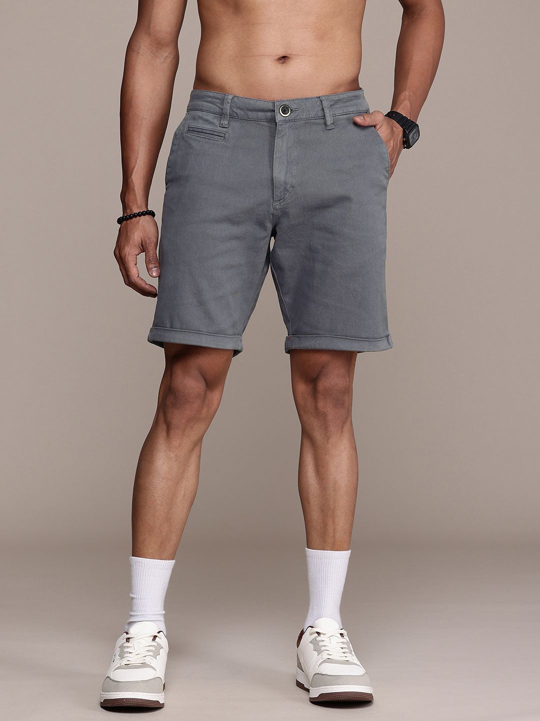 The Roadster Life Co. Men Mid-Rise Chino Shorts-picture-56