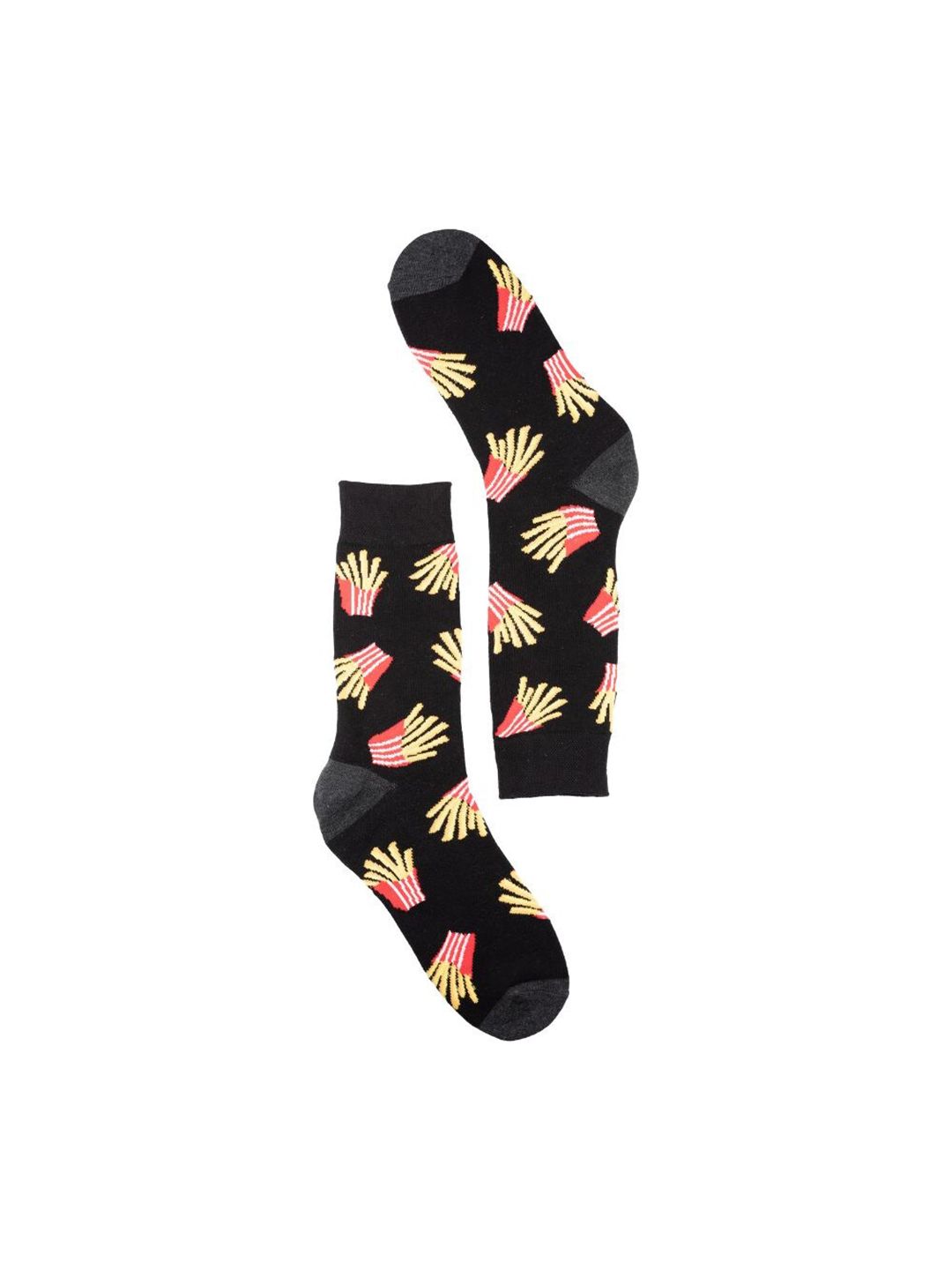 The Tie Hub Men Patterned Cotton Calf-Length Socks-picture-46