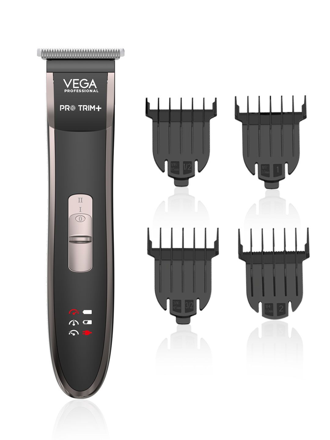VEGA PROFESSIONAL Pro Trim+ Hair Trimmer with Dual Motor Speed - Black-image-32