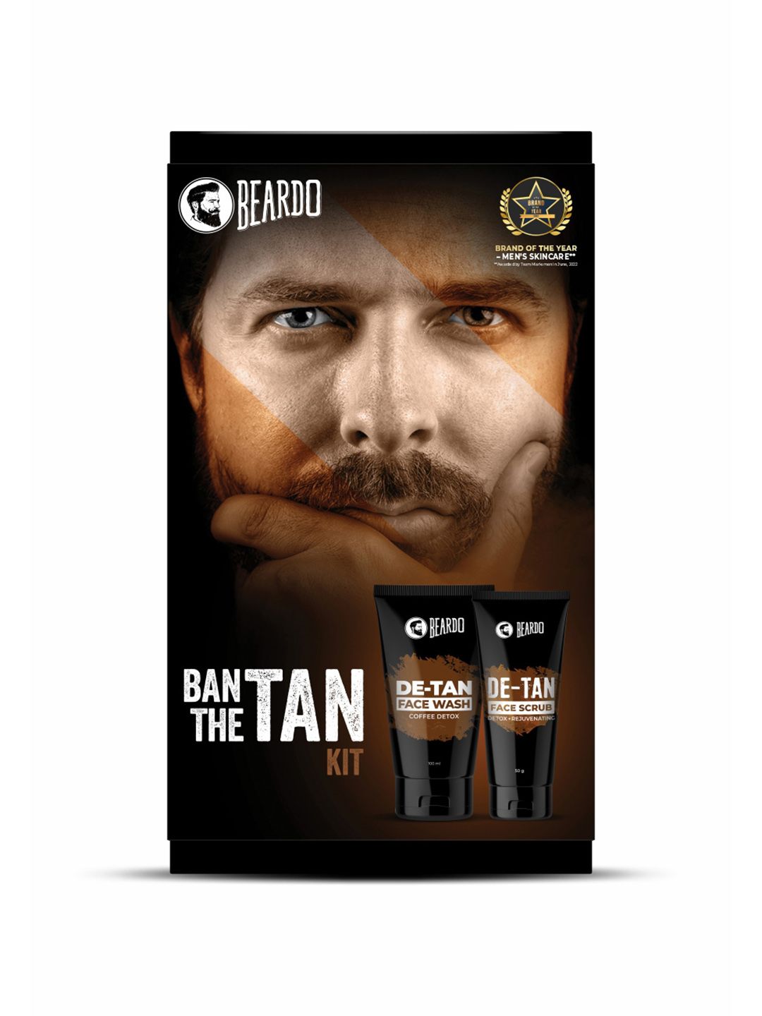 BEARDO Ban The Tan Kit - DeTan Face Wash 100 ml & Scrub 50 g-image-27