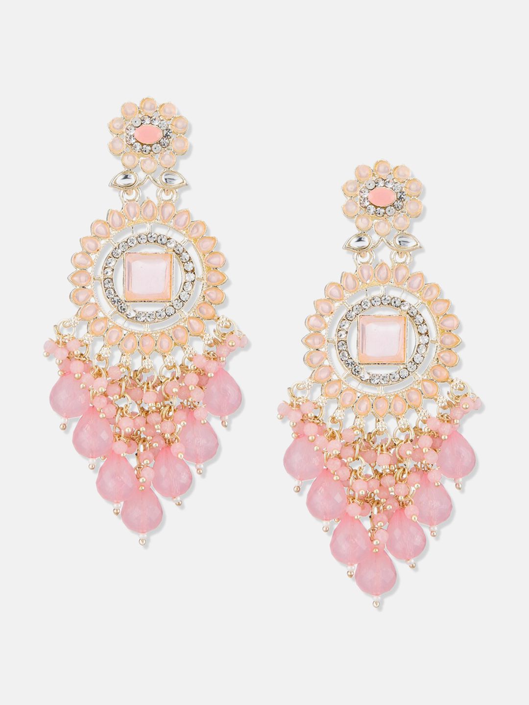 ATIBELLE Gold Plated Chandbalis Earrings