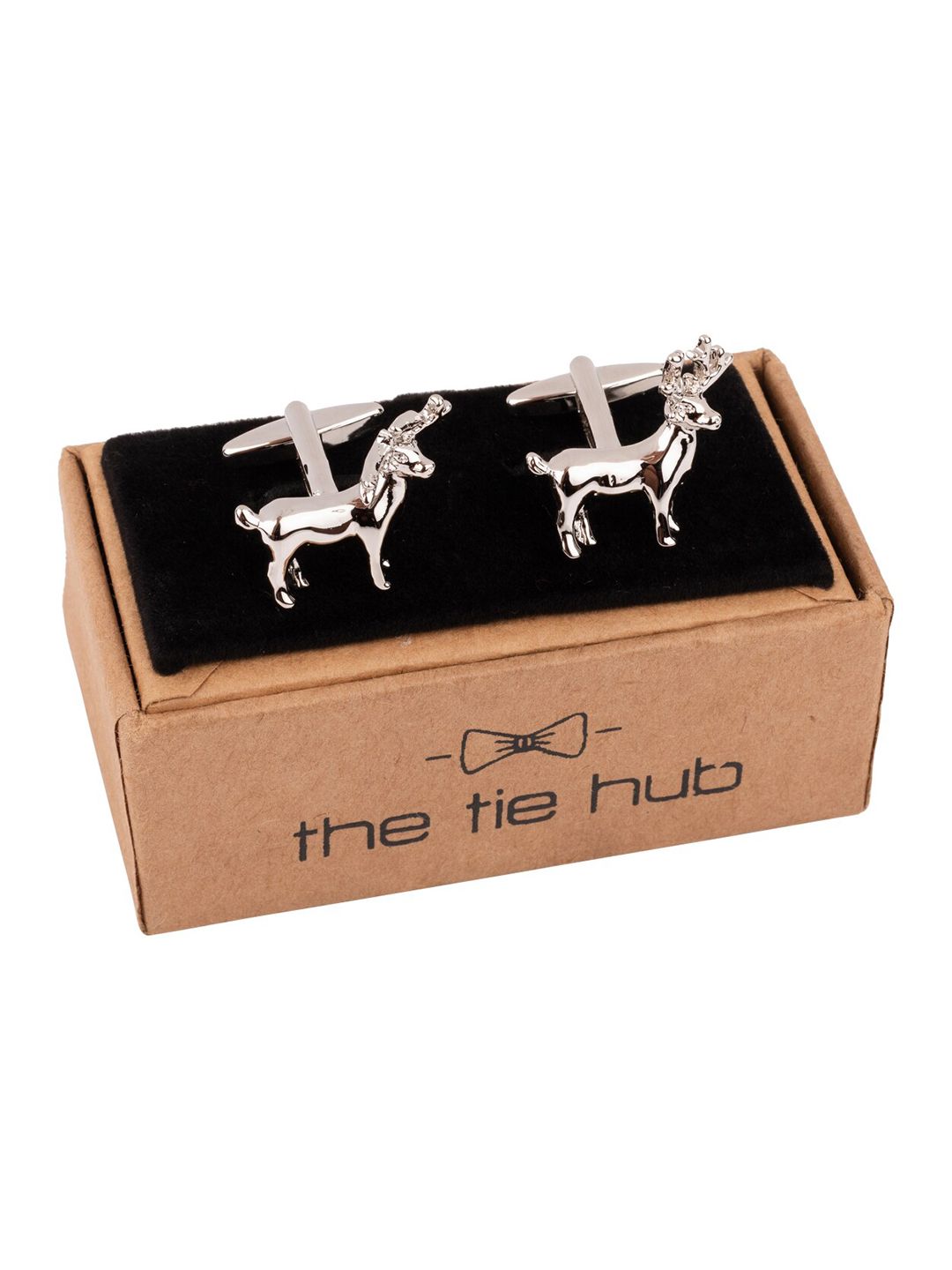The Tie Hub Rhodium-Plated Quirky Cufflink-picture-31
