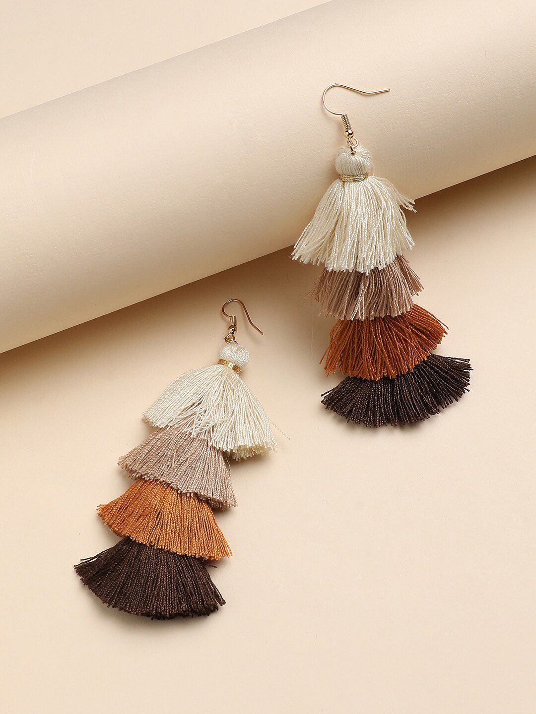 Sangria Gold Plated Classic Drop Earrings-picture-16