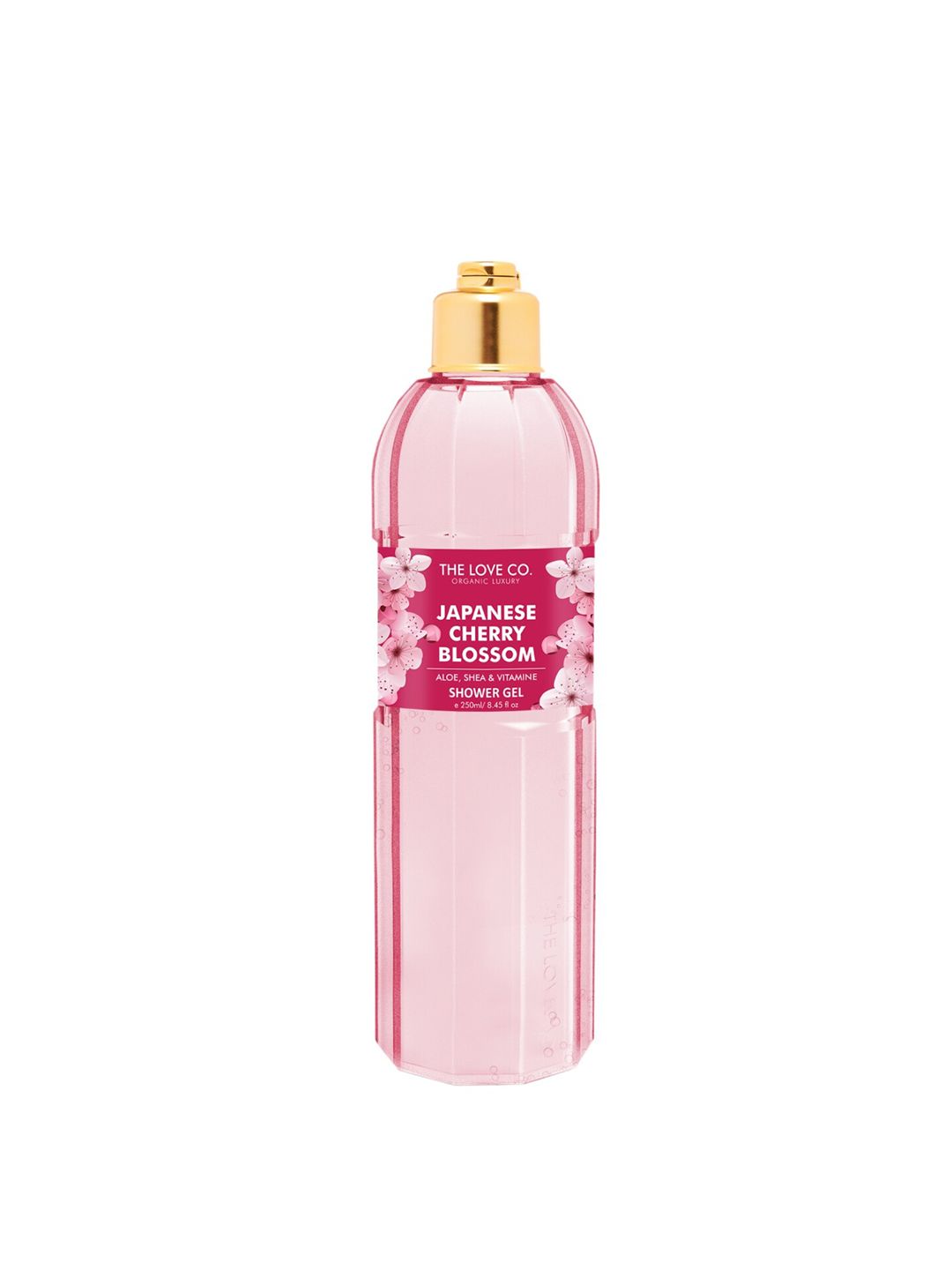 The Love Co Organic Luxury Japanese Cherry Blossom Shower Gel - 250ml-picture-7