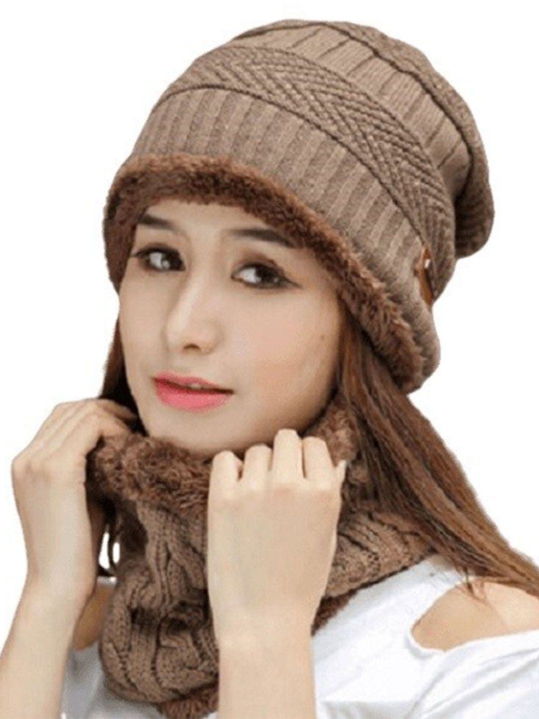 Alexvyan Women Self Design Acrylic Beanie Cap-picture-27