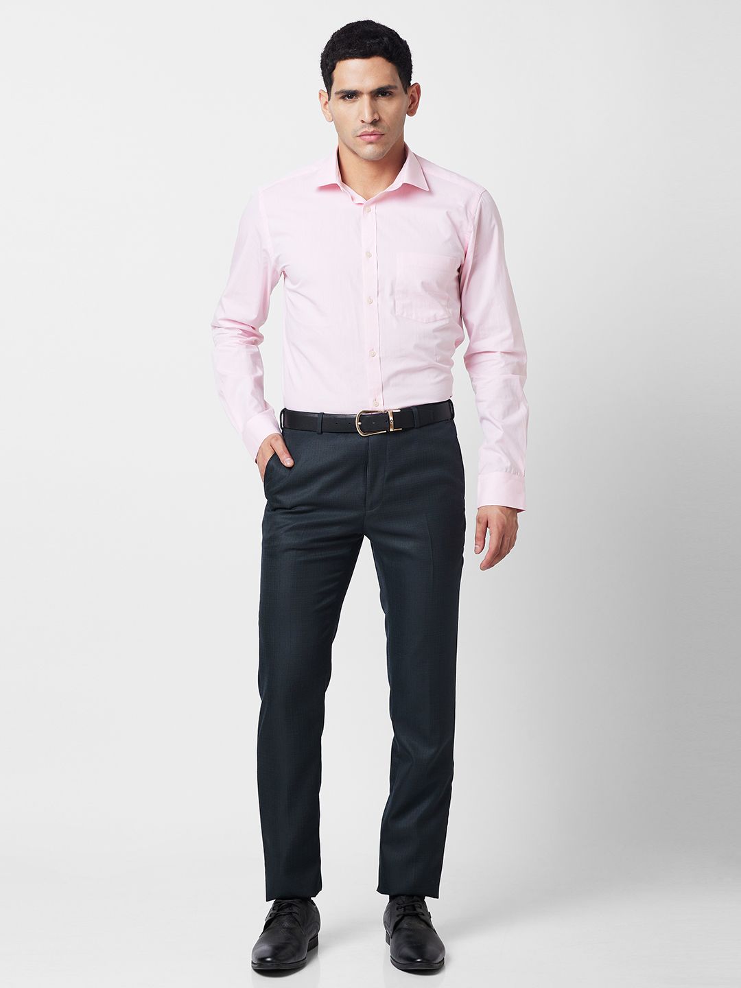 Buy Raymond Men Slim Fit Formal Trousers - Trousers for Men 26417426 ...