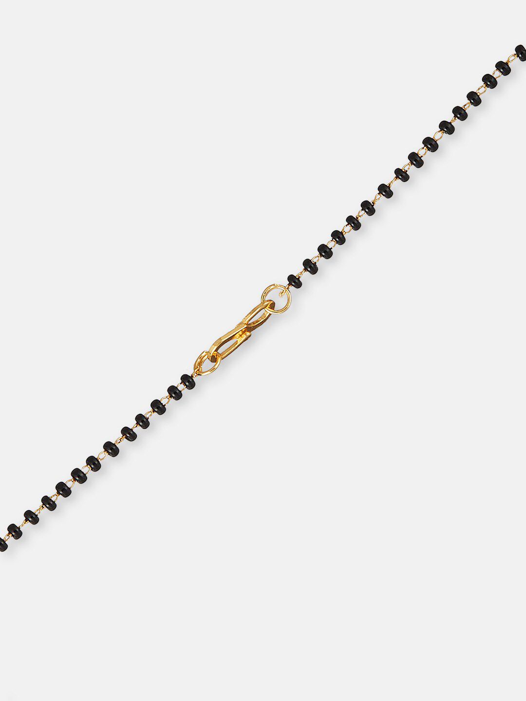 ATIBELLE Gold Plated Stone Studded & Beaded Mangalsutra