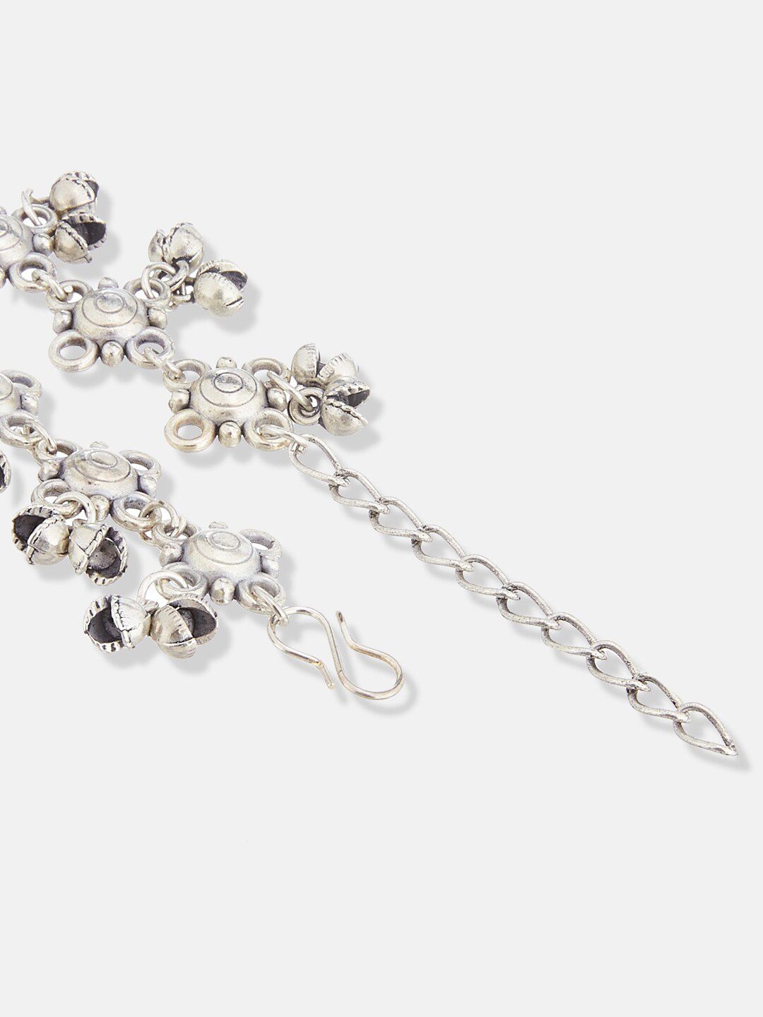 ATIBELLE Set Of 2 German Silver-Plated Anklet