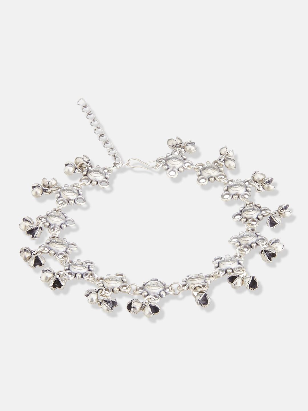 ATIBELLE Set Of 2 German Silver-Plated Anklet