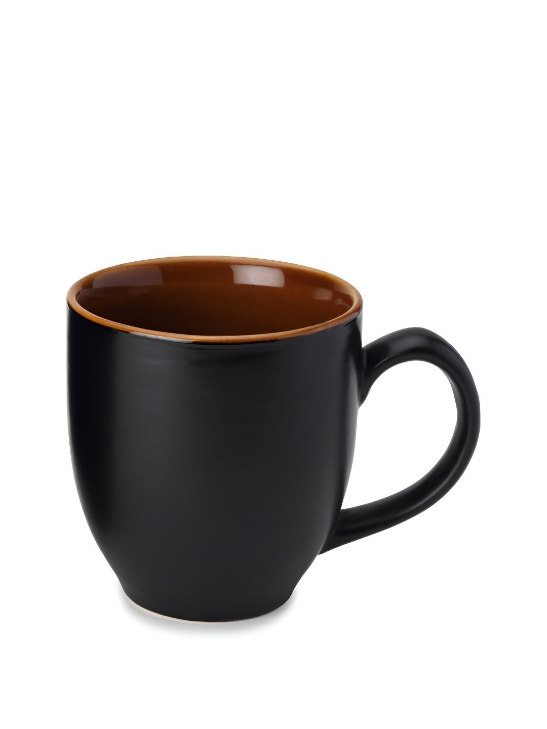 BODHI HOUSE Black Solid Microwave Safe Ceramic Matte Coffee Mugs 400 ML-image-23