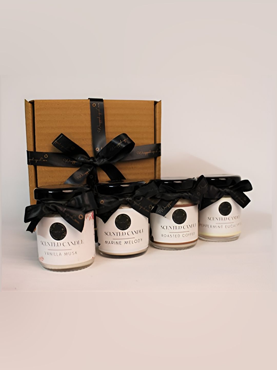 Wrapped up Love White 4 pieces Jar Candle-picture-17
