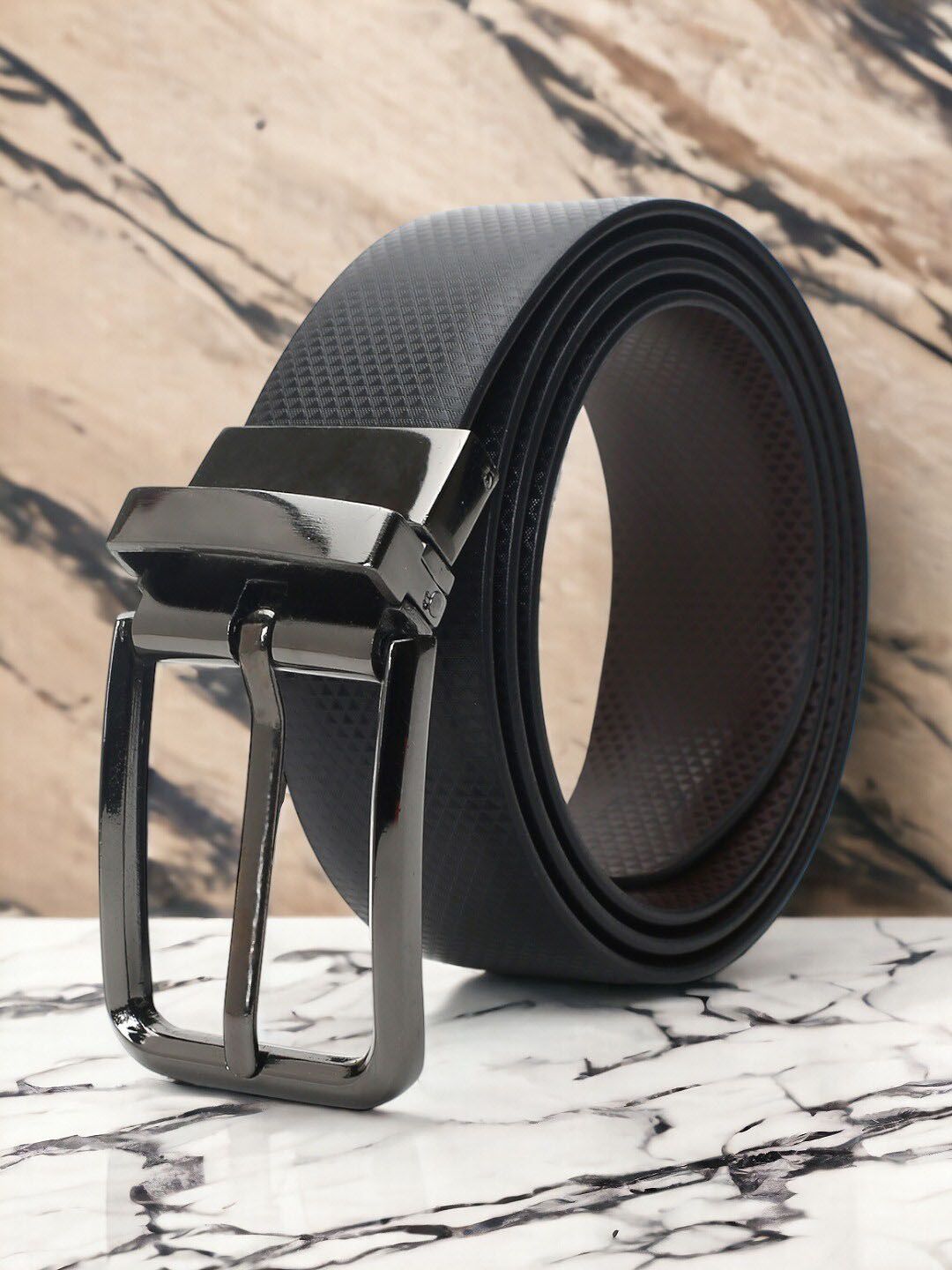 CRUSSET Men Textured Reversible Formal Belt-picture-35