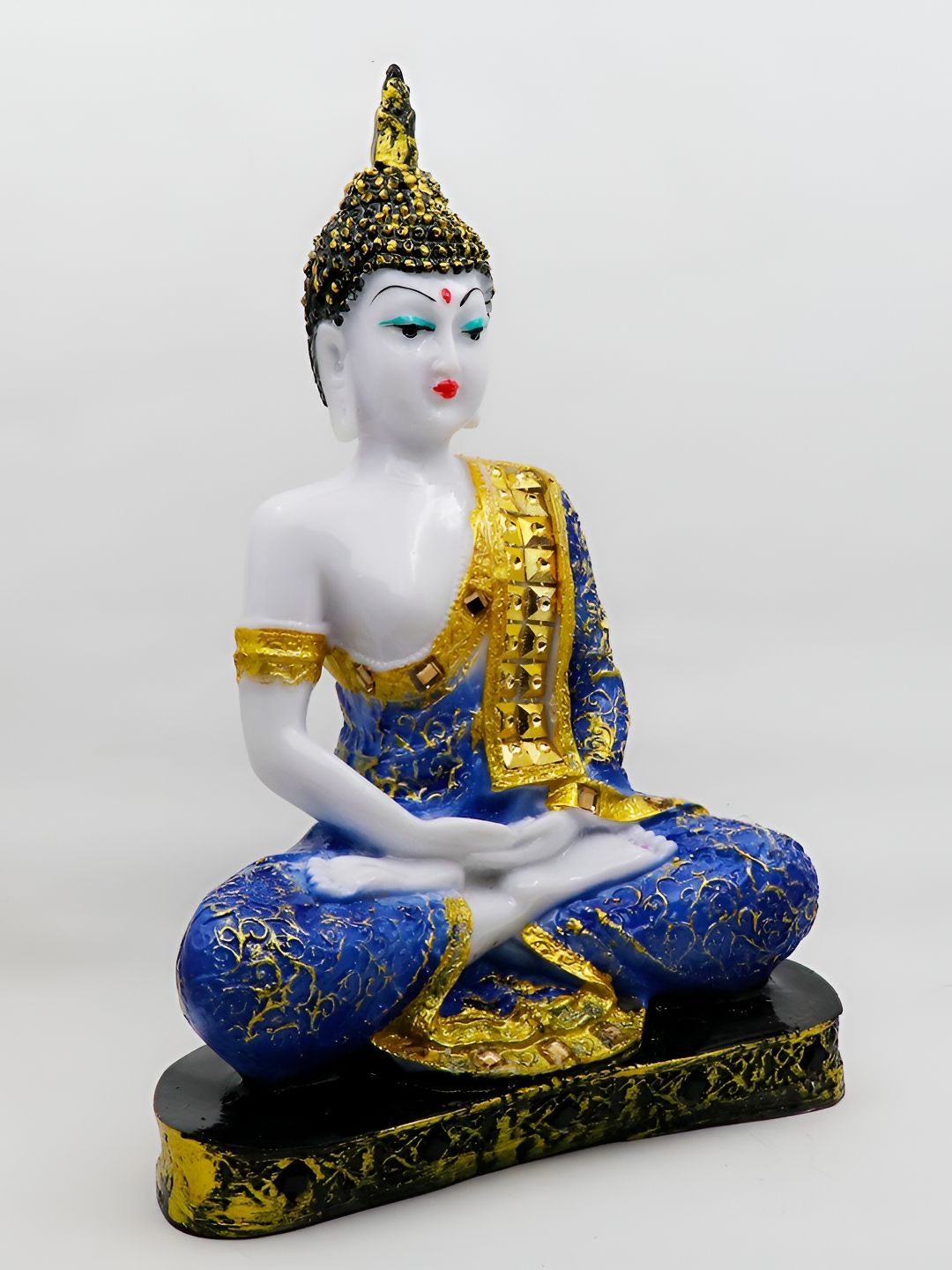 GW CREATIONS Blue & White Buddha Idol Showpiece-picture-5