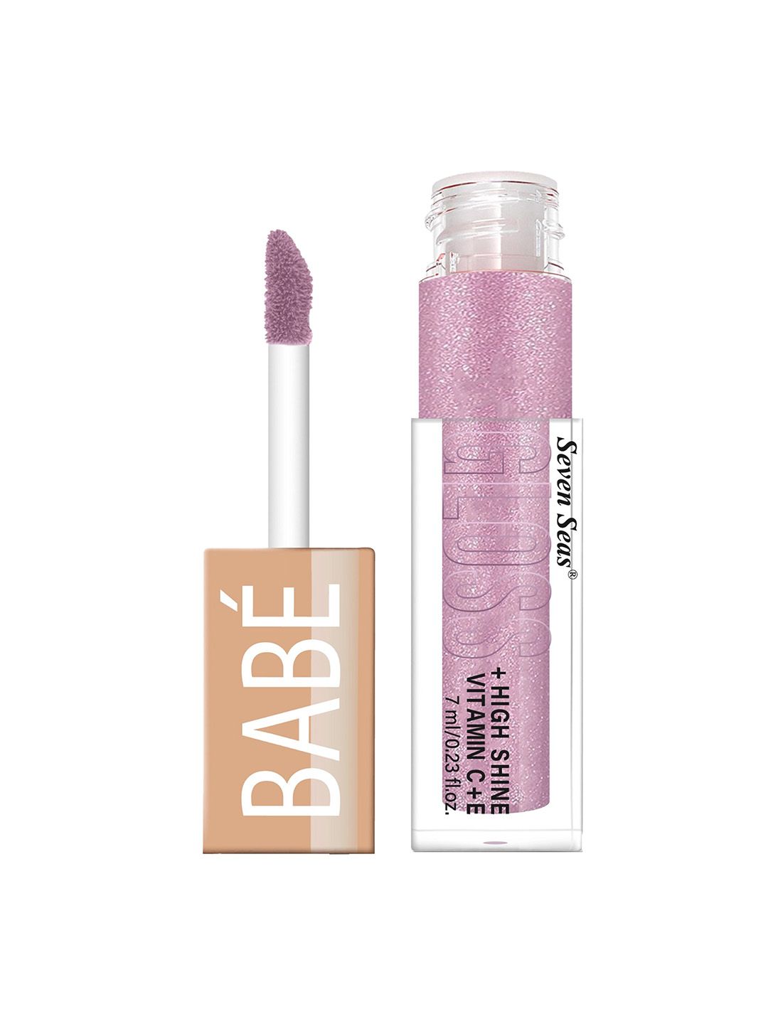 Seven Seas Babe Glittery High Shine Long Lasting Lip Gloss 7 ml - Pink 01-picture-32
