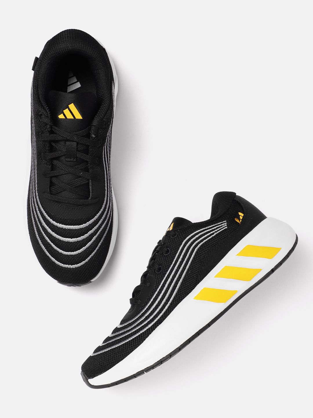 ADIDAS Men Woven Design Cloud Tec Running Shoes-picture-10