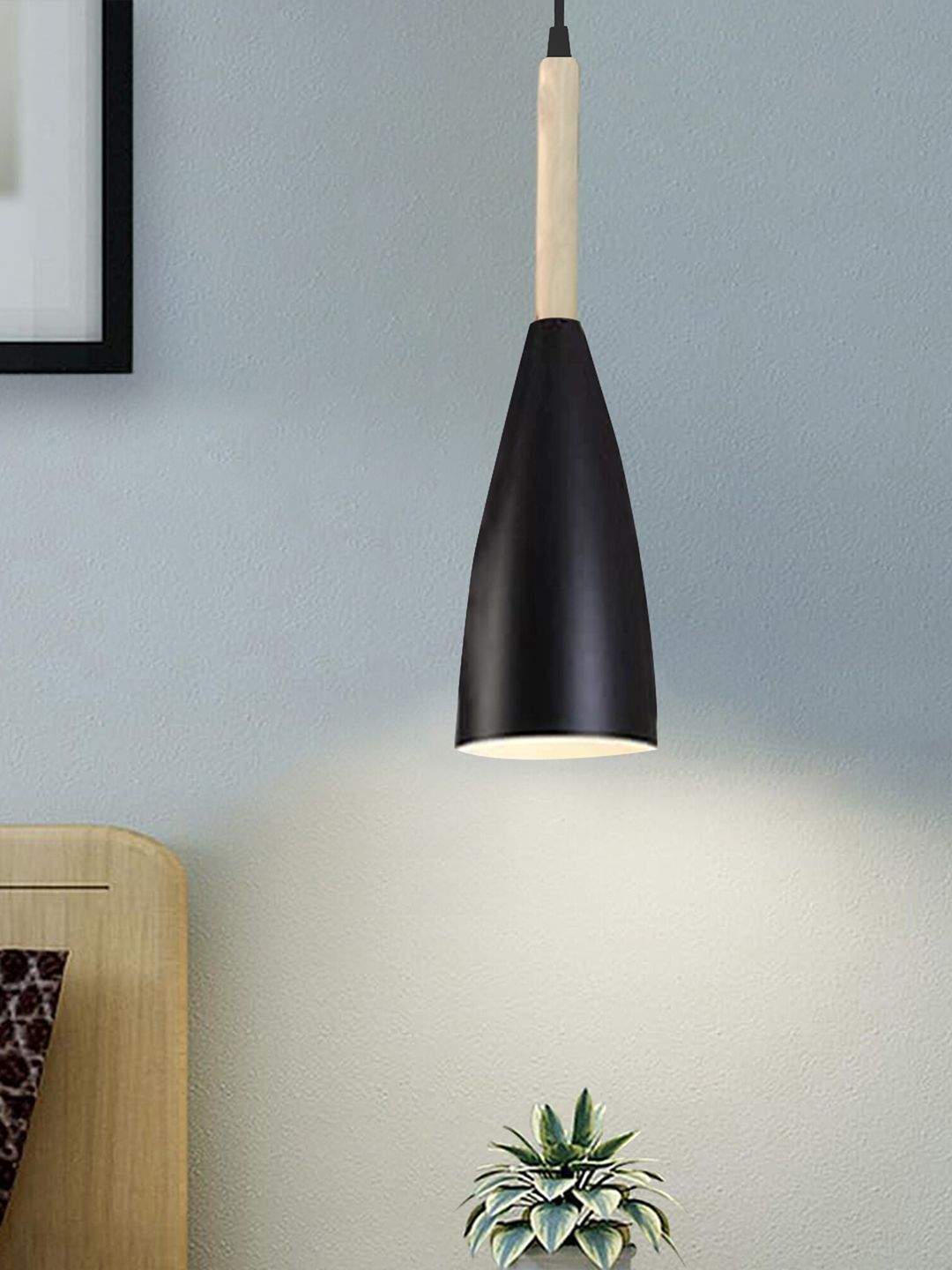Homesake Black Triangle Ceiling Lamp-image-33