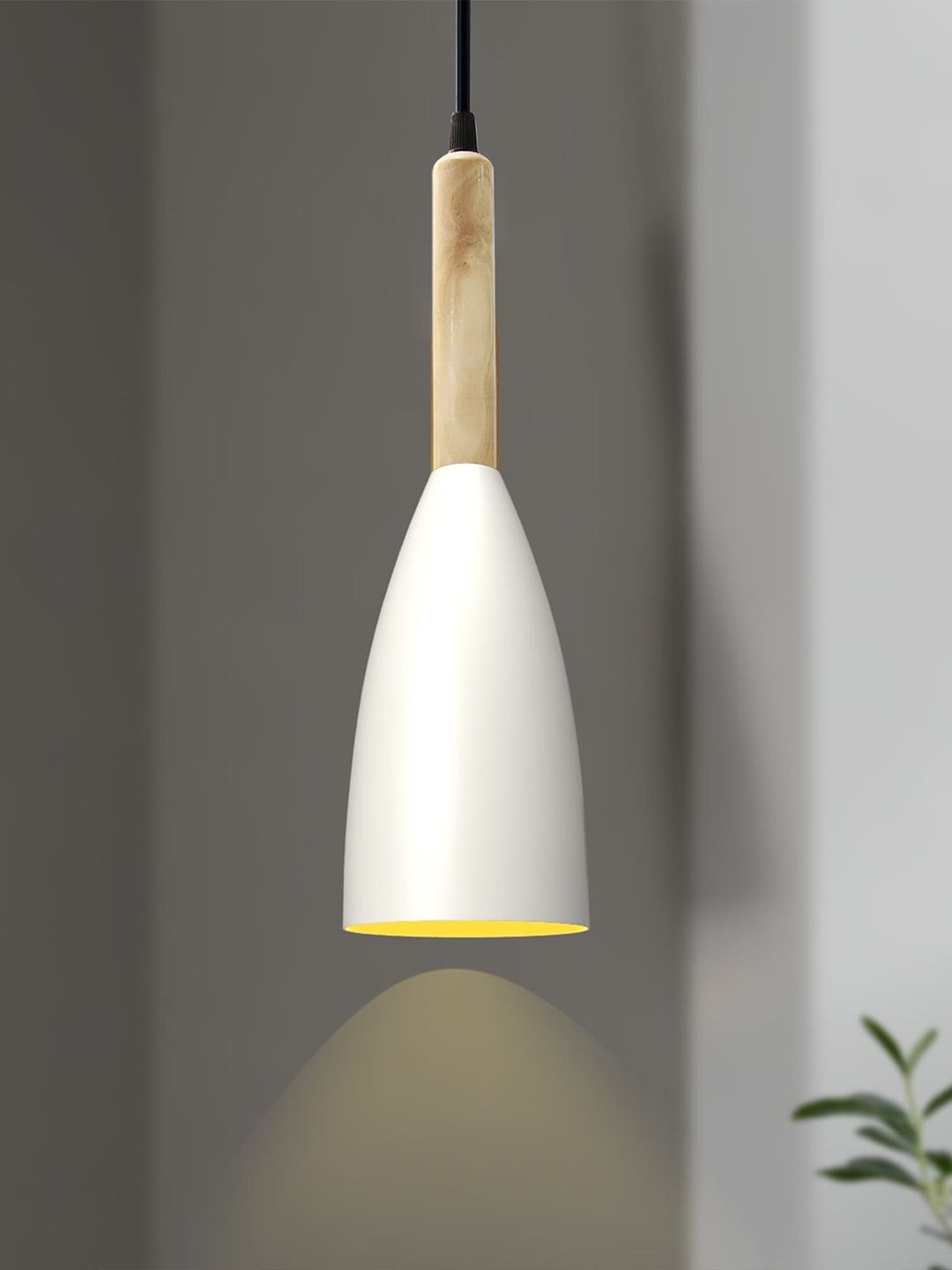 Homesake White & Beige Metal Contemporary Ceiling Lamp-picture-14