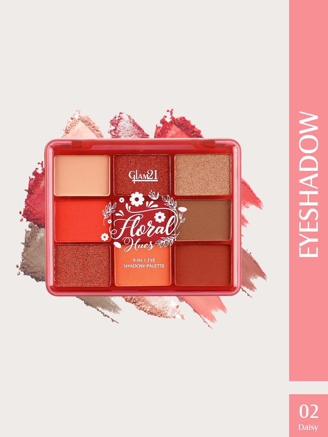 GLAM21 Floral Hues Eyeshadow Palette - 7.2g - Daisy - 02-picture-29