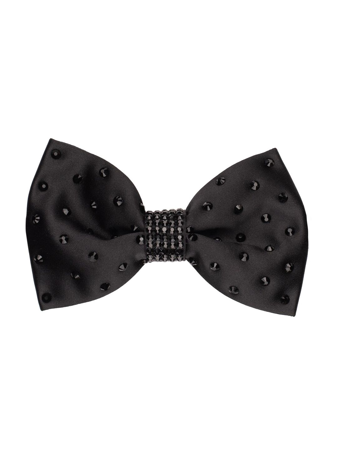 The Tie Hub Men Black Bow Tie-picture-18
