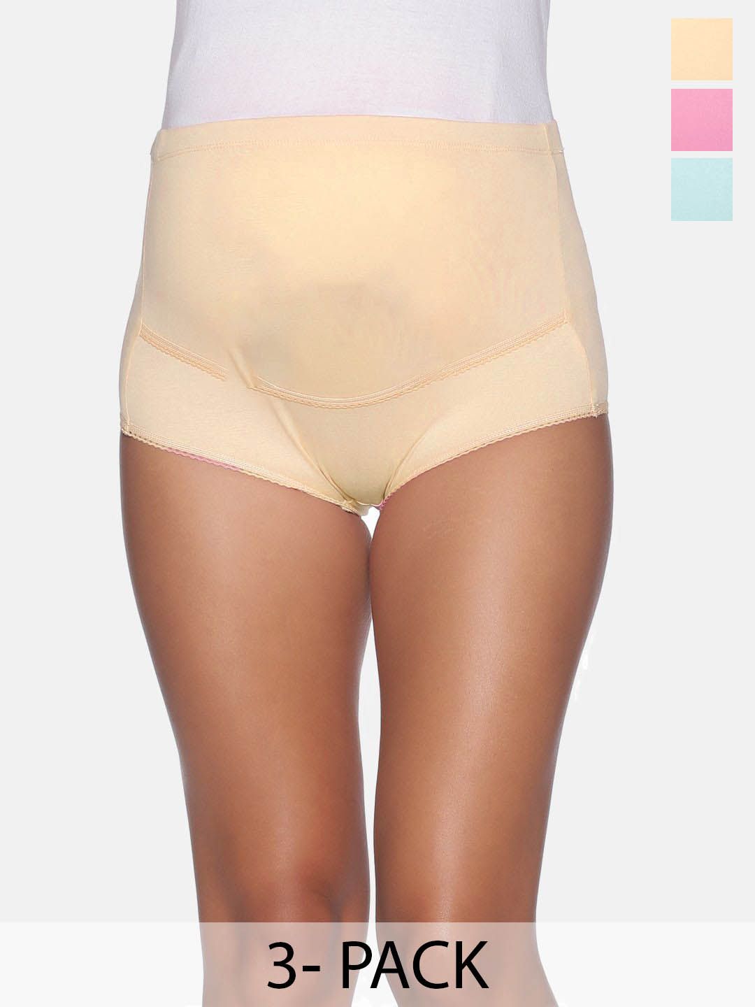 The Mom Store Pack Of 3 High Rise Maternity Briefs-picture-33