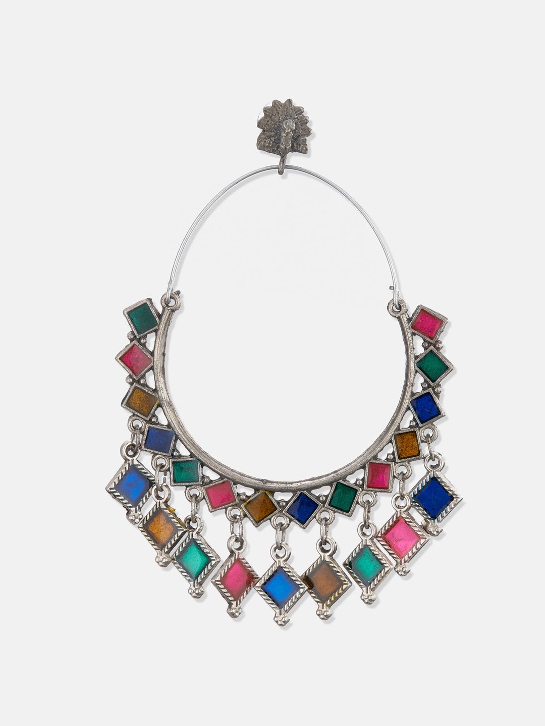 ATIBELLE Silver-Plated Drop Earrings