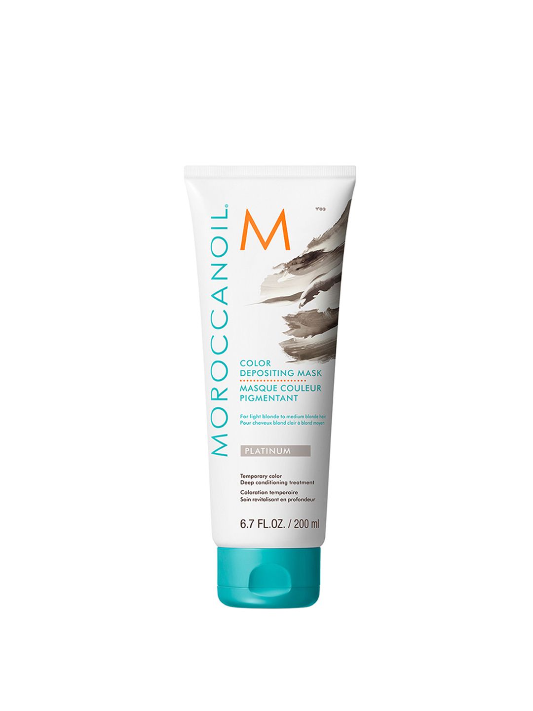 MOROCCANOIL Color Depositing Mask Ultra-Nourishing Temporary Hair Color 200ml - Platinum-image-22
