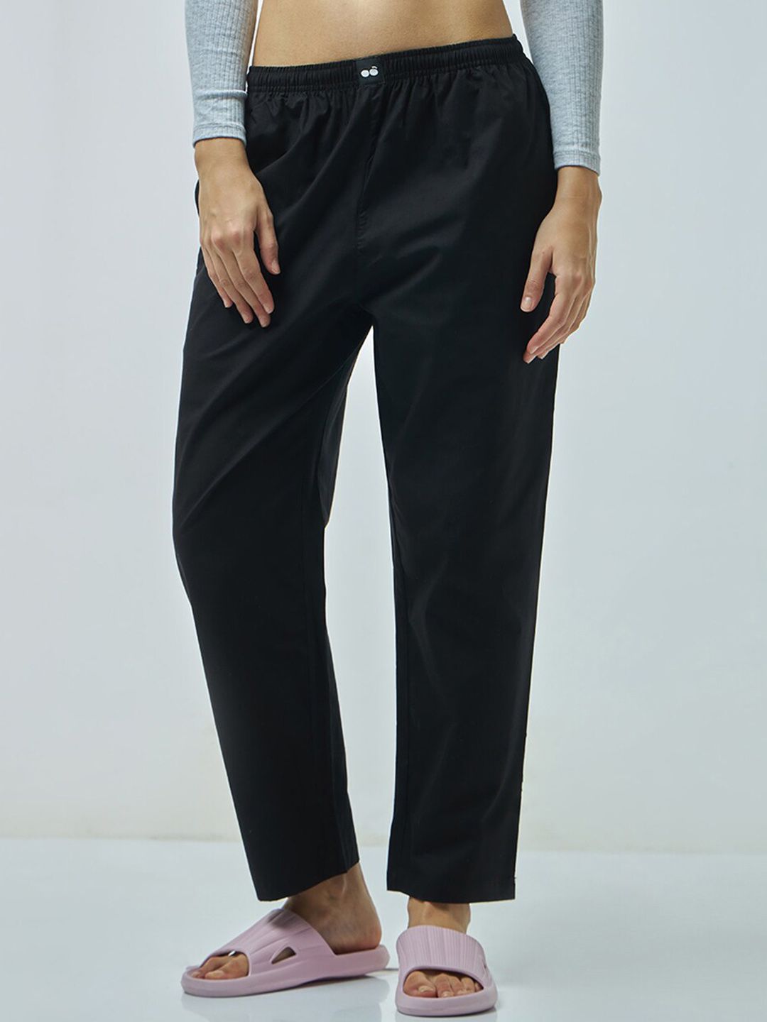 Bewakoof Pure Cotton Straight Leg Lounge Pant-image-16