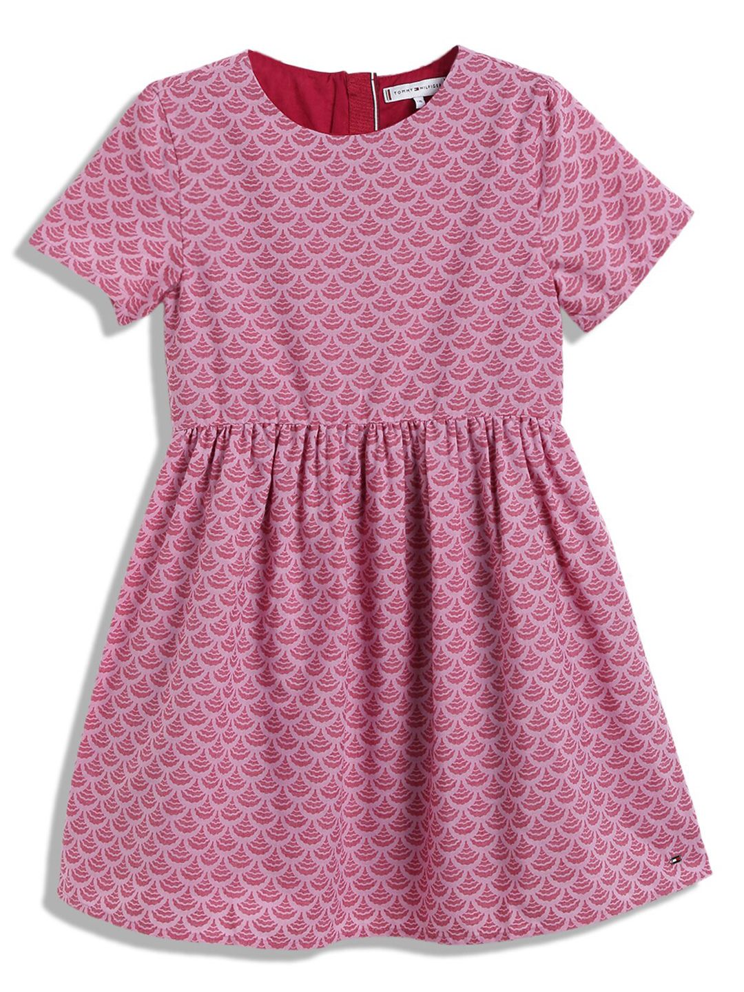 Tommy Hilfiger Girls Floral Printed Fit & Flare Dress-picture-24