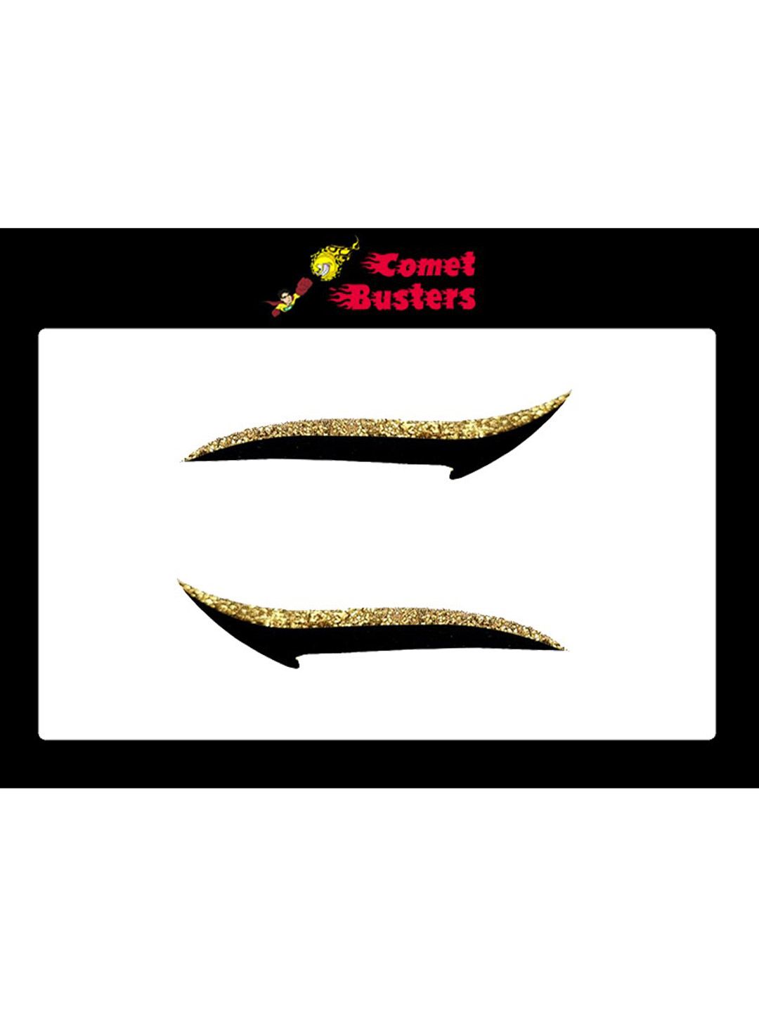 Comet Busters Glitter Eyeliner Stickers - Gold 12-picture-14