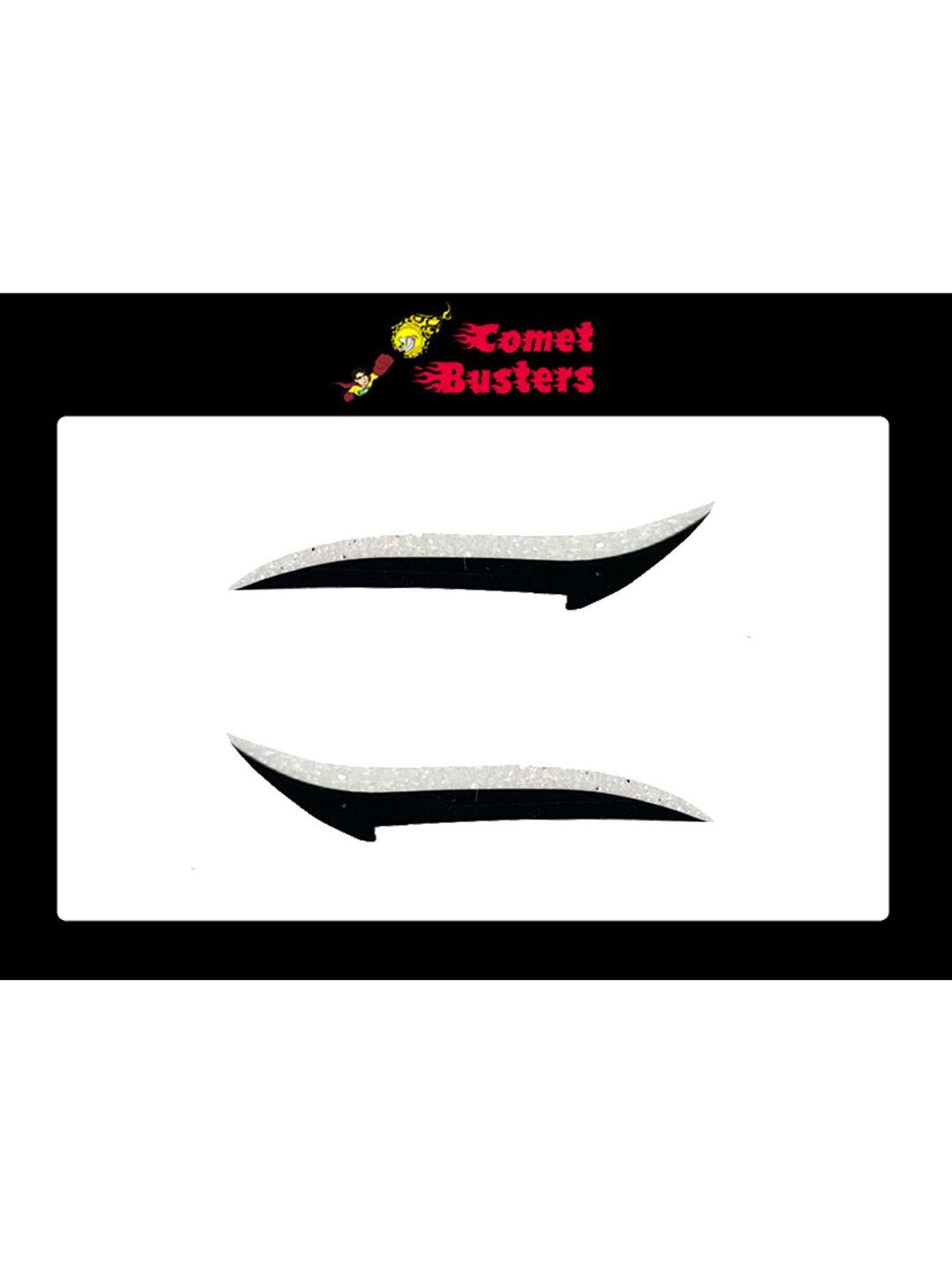 Comet Busters Glitter Eyeliner Stickers - White & Black-picture-32