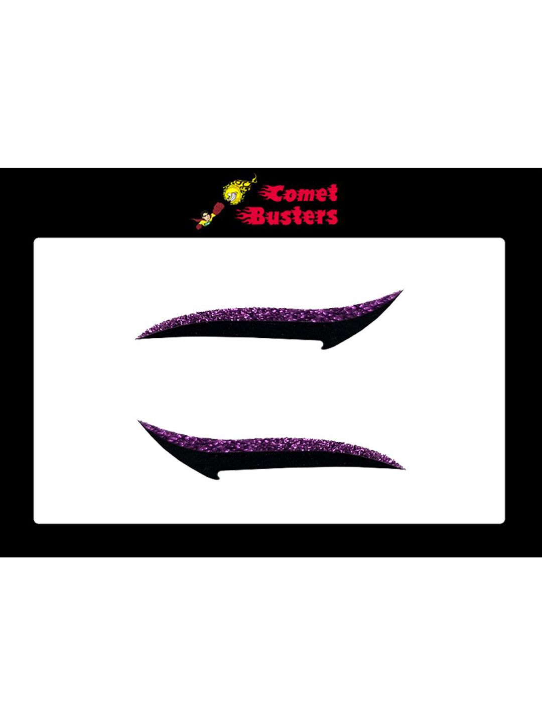 Comet Busters Glitter Eyeliner Stickers - Purple & Black-picture-23