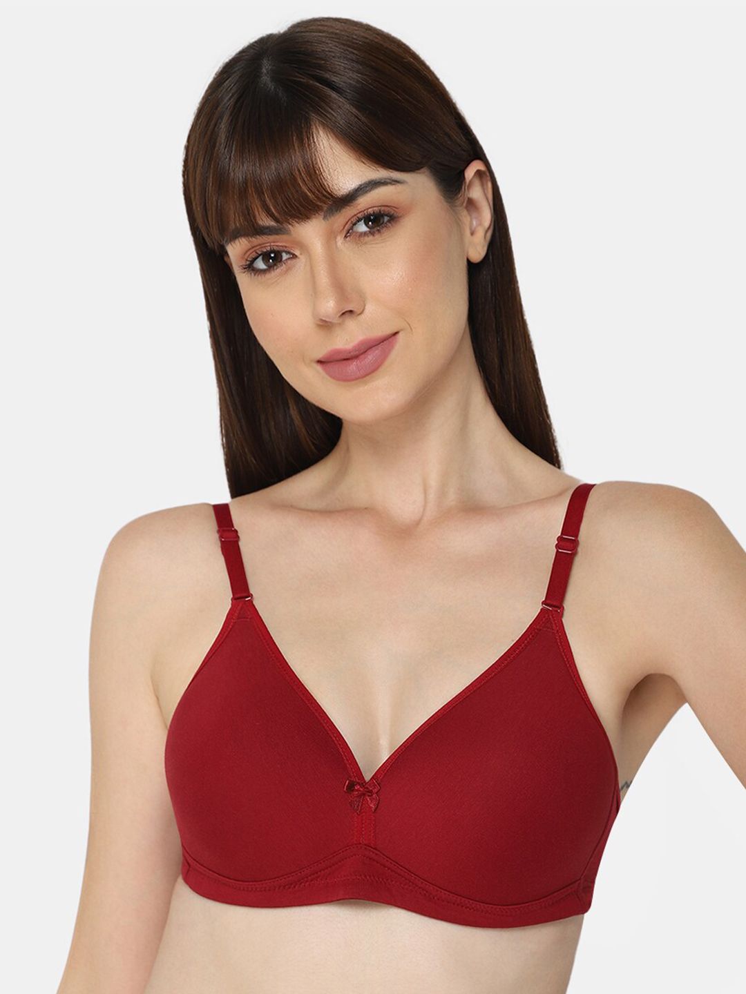 intimacy LINGERIE Full Coverage Lightly Padded Cotton Bra With All Day Comfort