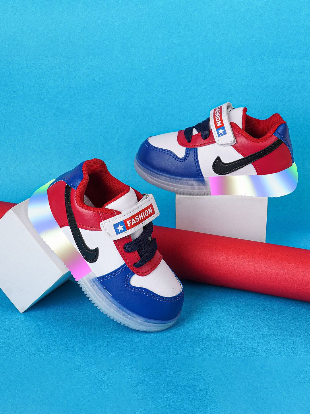 BAESD Kids Colourblocked Lightweight Lighting Sneakers-picture-26