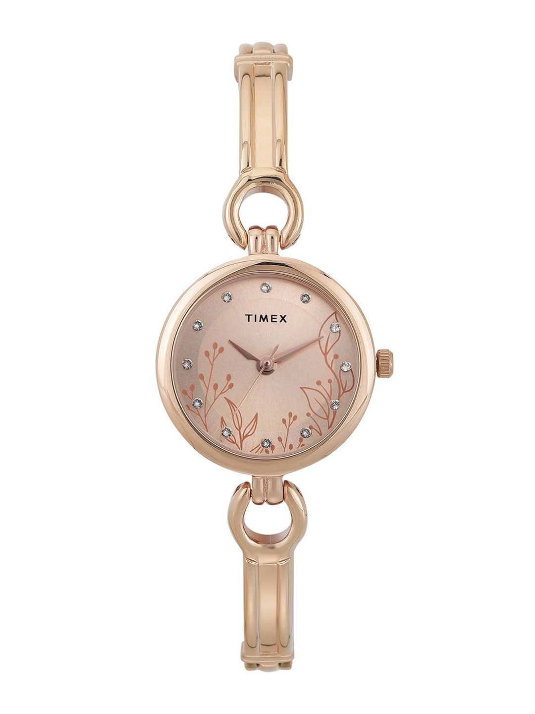 Timex Women Embellished Dial & Bracelet Style Straps Analogue Watch TWEL11436-picture-20